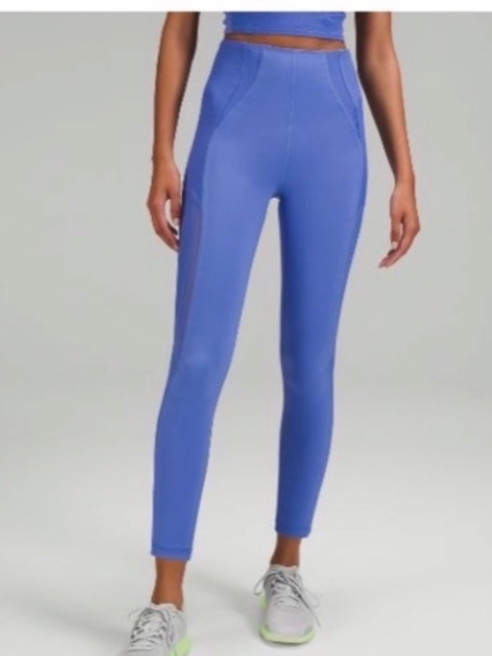lululemon everlux and mesh shr training tight 25"